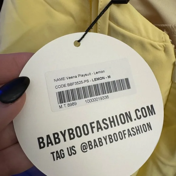 Yellow Ruffled Romper - Picture 5 of 5